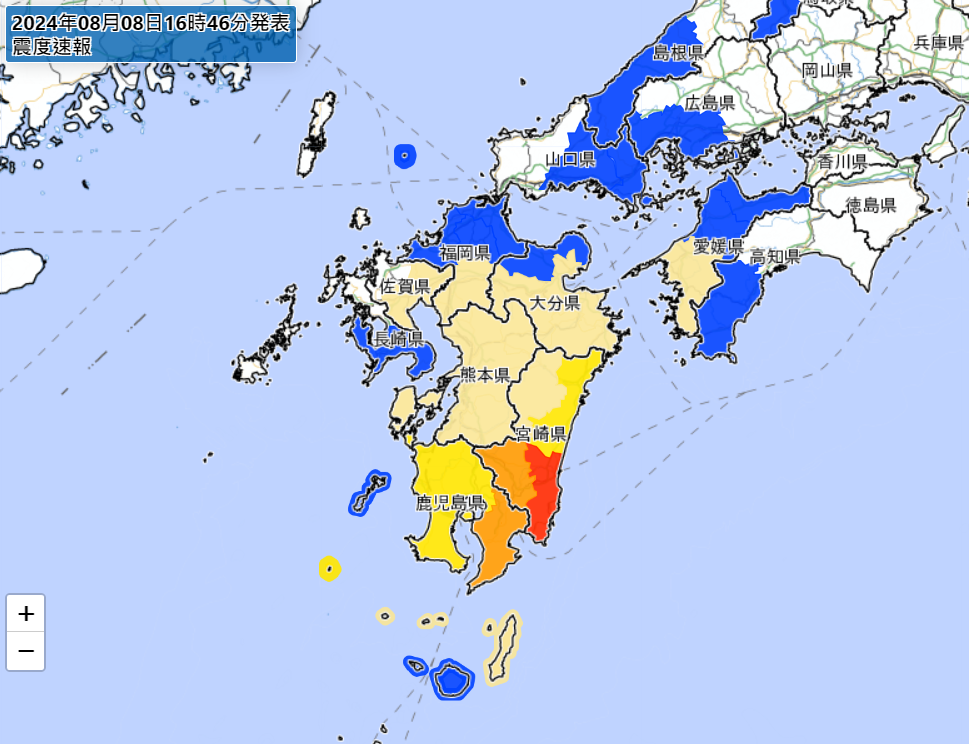 快訊／日本強震「規模上修7.1」！海嘯注意報範圍擴大　恐出現1m高海嘯