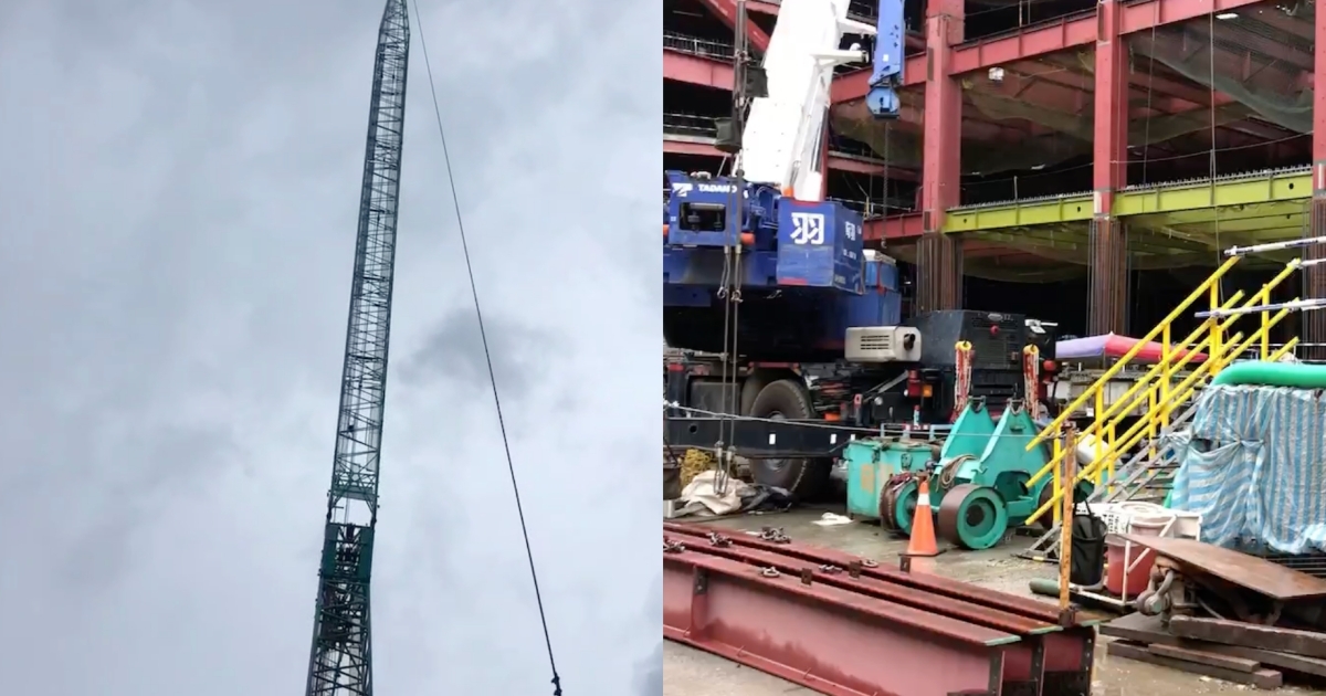 快訊／北市炸雷雨！萬華「工程吊車遭雷擊」　3工人觸電緊急送醫